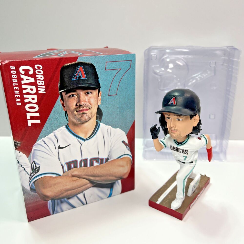 Corbin Carroll 2023 Arizona Diamondbacks SGA Bobble Bobblehead (NEW)